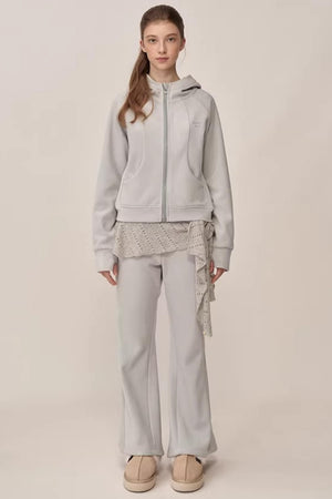 Double-Sided Fleece Hooded Jacket Set-Up