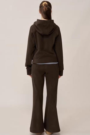 Double-Sided Fleece Hooded Jacket Set-Up