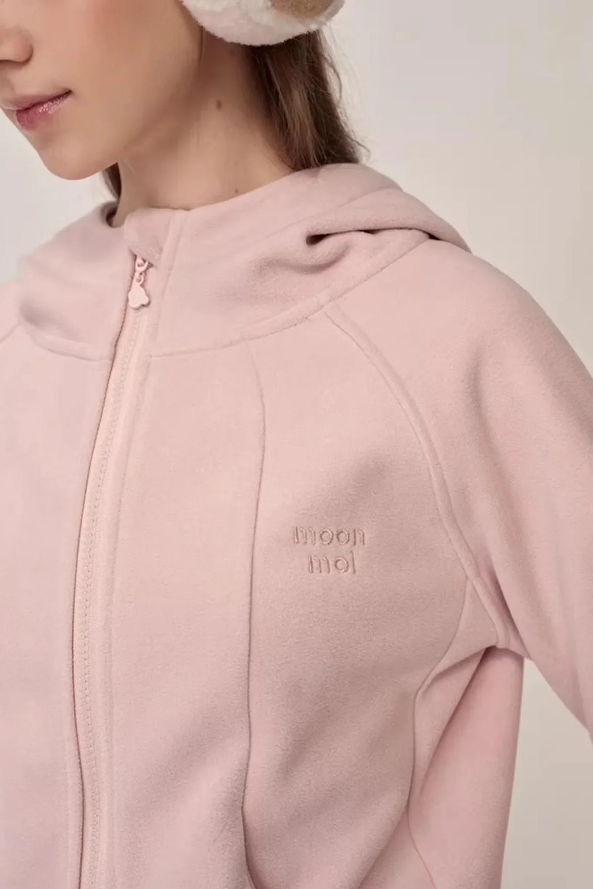 Double-Sided Fleece Hooded Jacket Set-Up