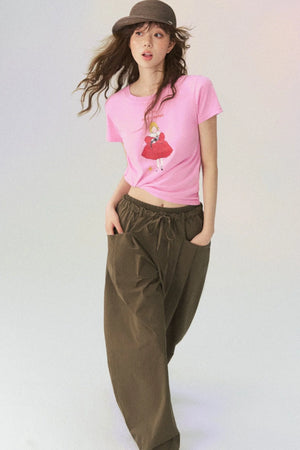 Double Waistband Scimitar Trousers