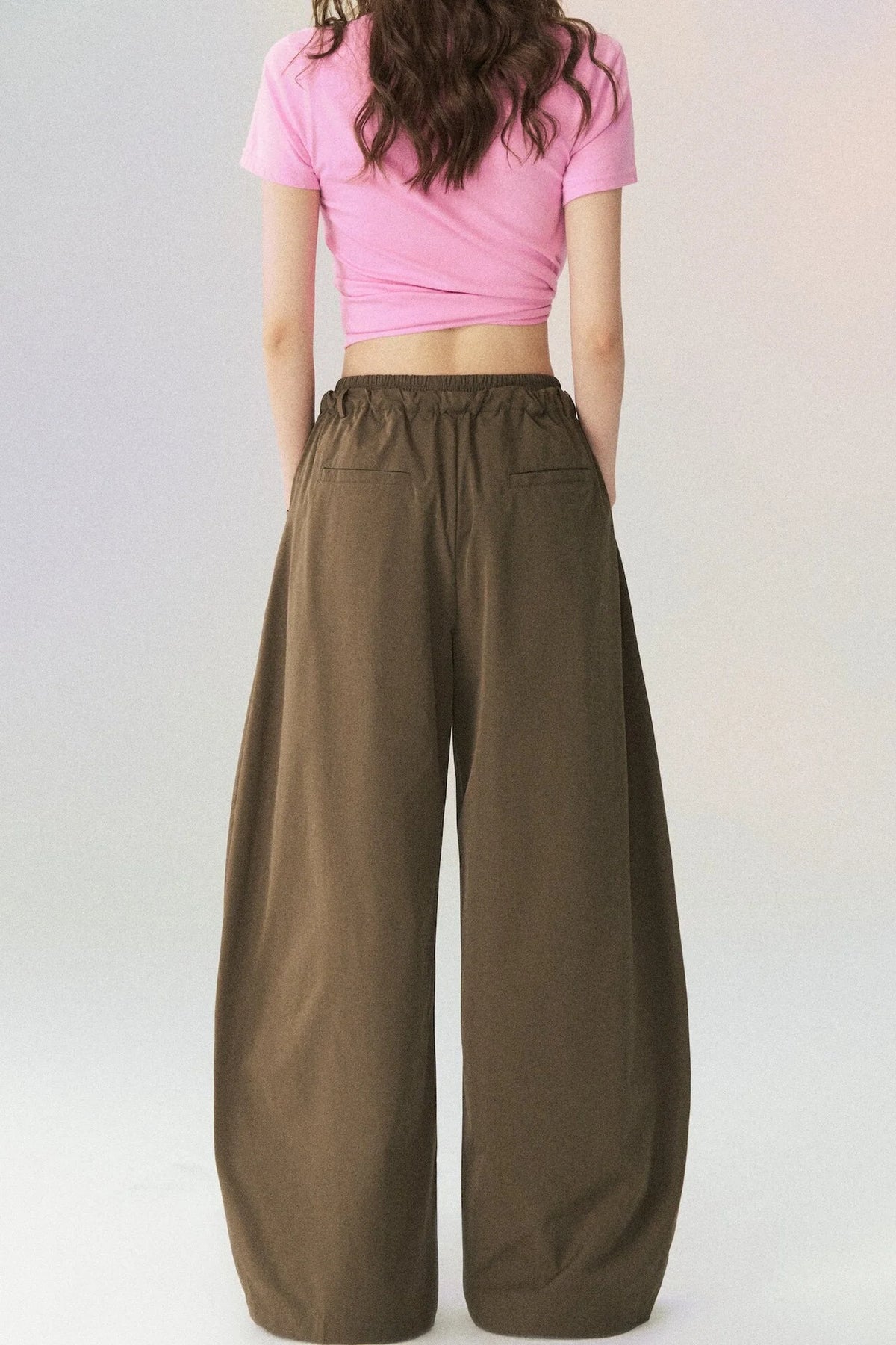 Double Waistband Scimitar Trousers