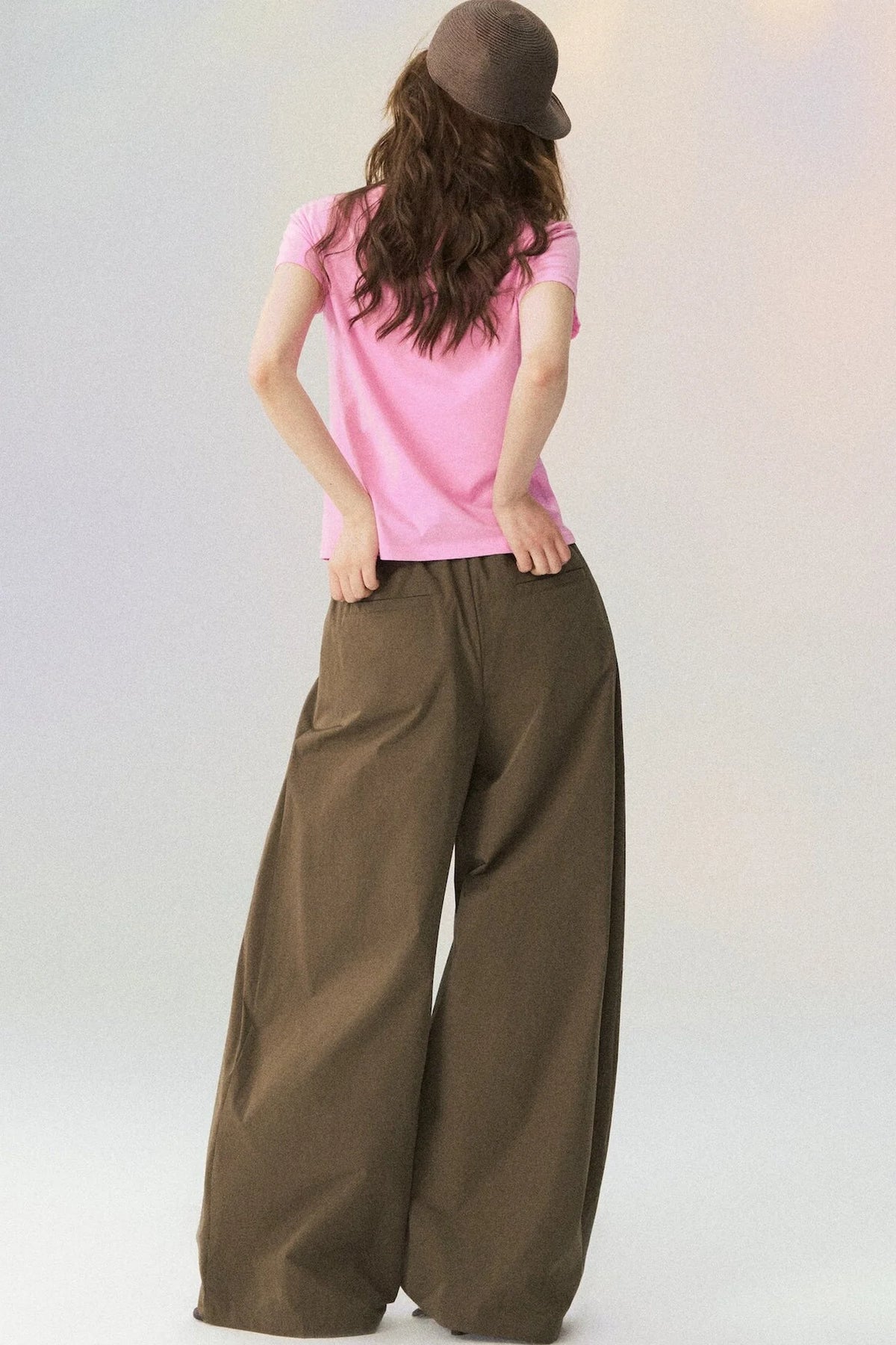 Double Waistband Scimitar Trousers