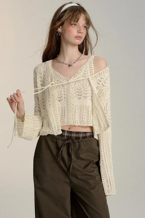 Double-Waistband Wide-Leg Trousers