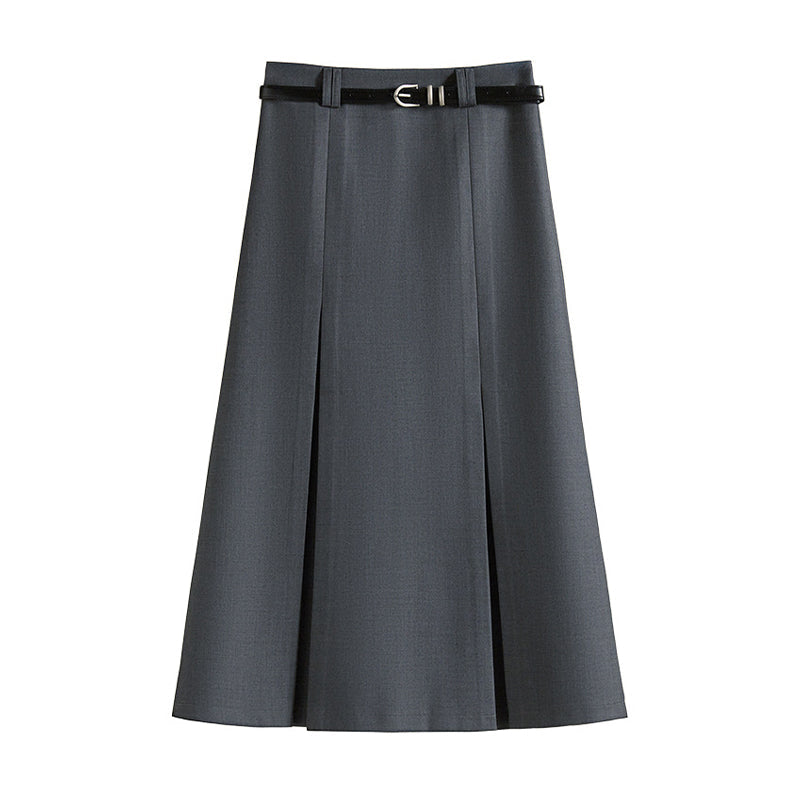 Draped Bustier Midi Skirt