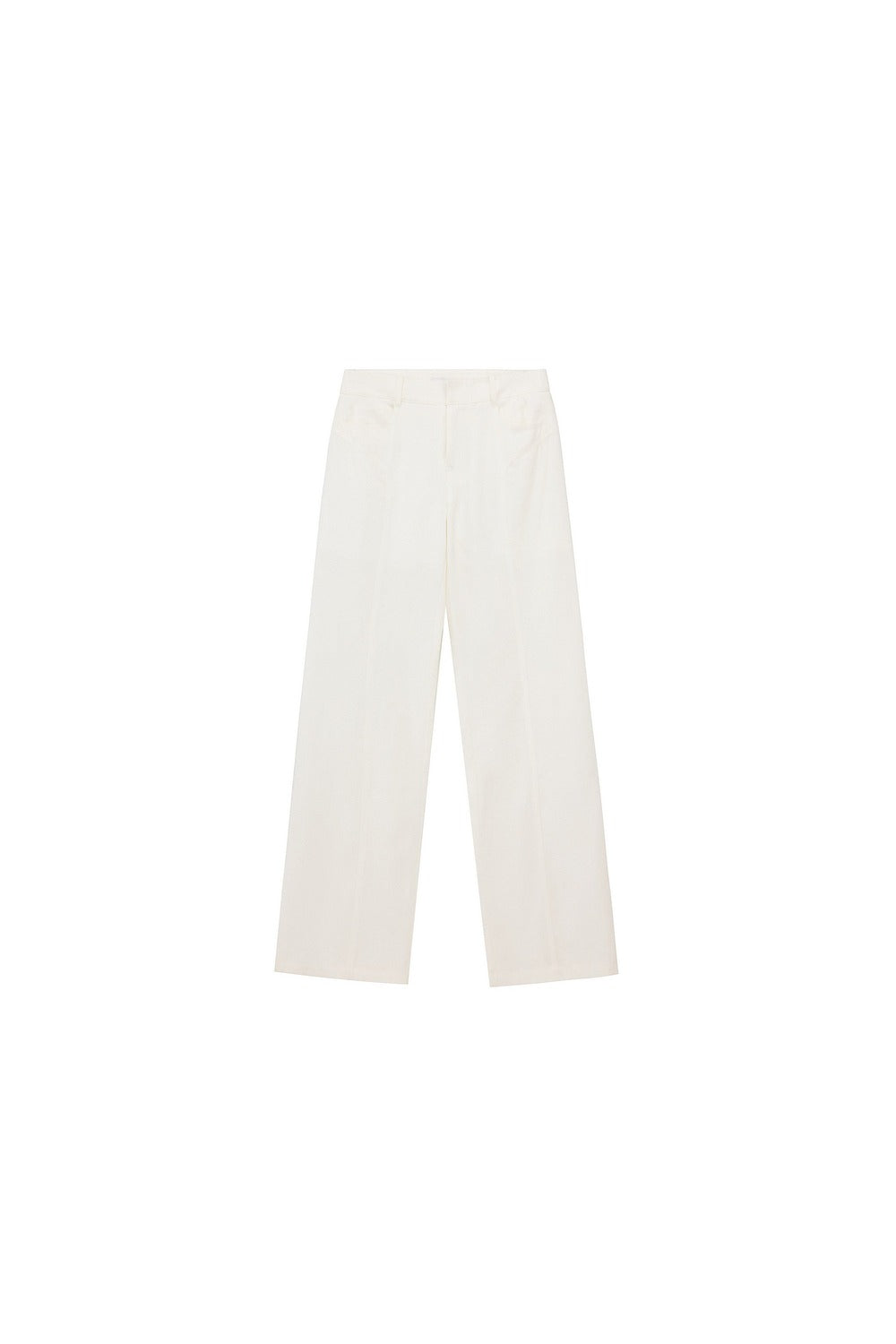 Draped Wide Leg Linen Pants