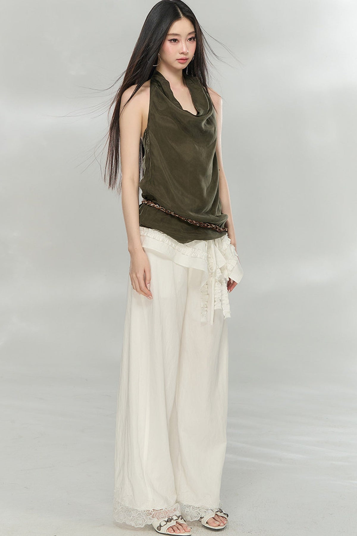 Drapey Halter Neck Top