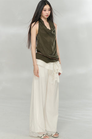 Drapey Halter Neck Top