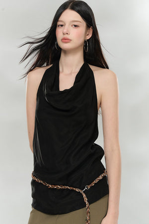 Drapey Halter Neck Top