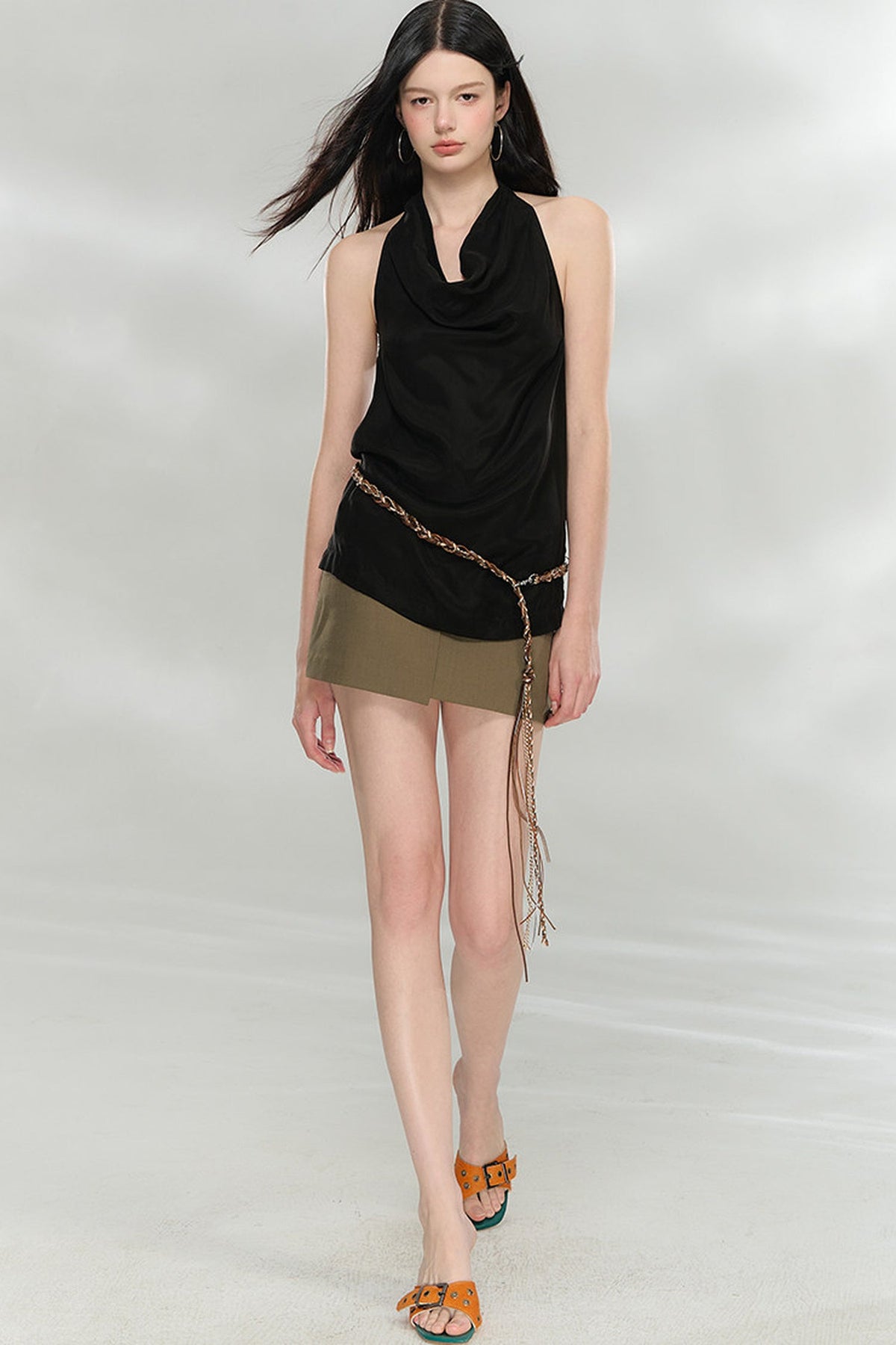 Drapey Halter Neck Top