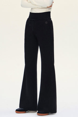 Drawstring Flare Sport Pants