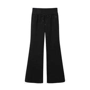 Drawstring Flare Sport Pants