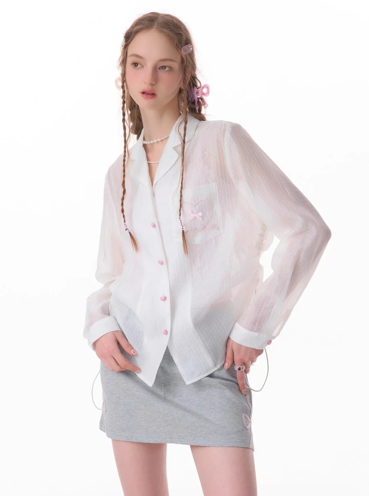 Drawstring Loose Sun Shirt