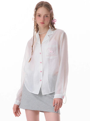 Drawstring Loose Sun Shirt