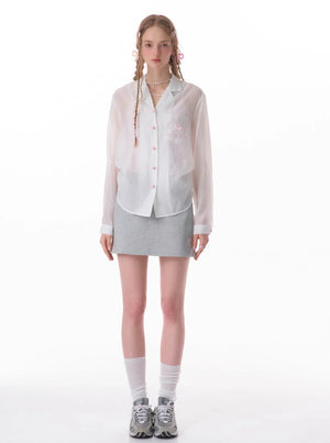 Drawstring Loose Sun Shirt