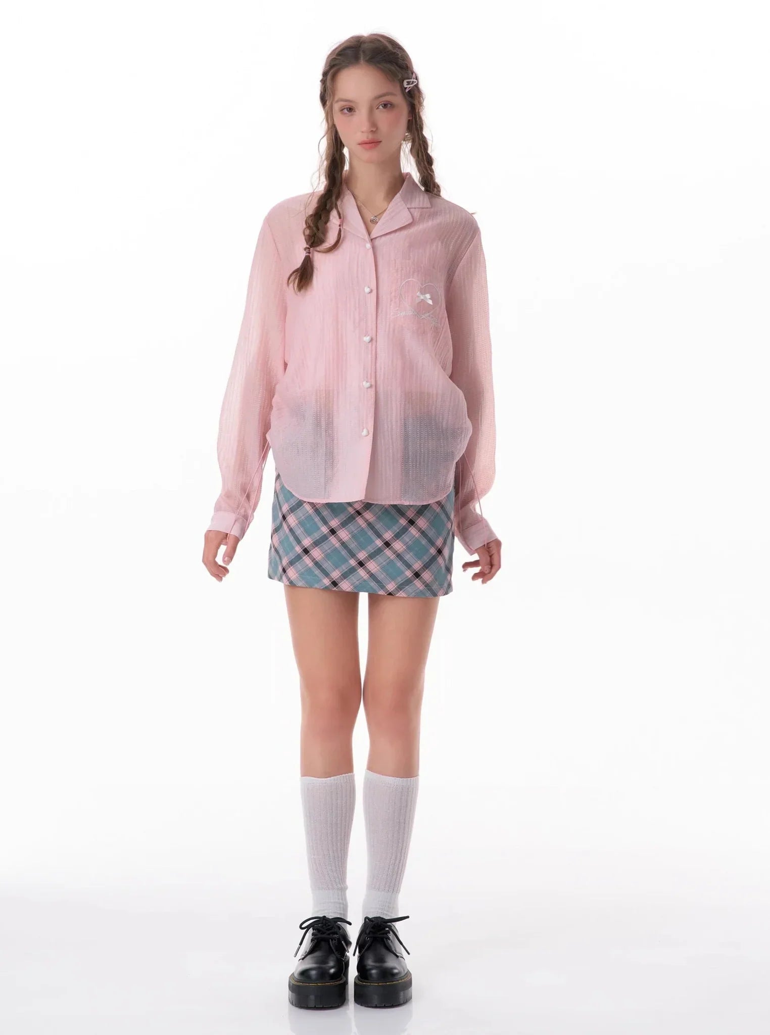 Drawstring Loose Sun Shirt