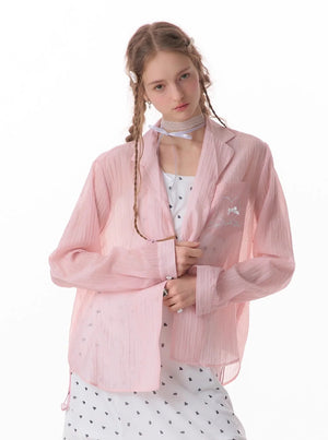 Drawstring Loose Sun Shirt