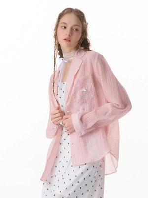 Drawstring Loose Sun Shirt