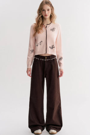 Dream Garden Embroidered Cardigan