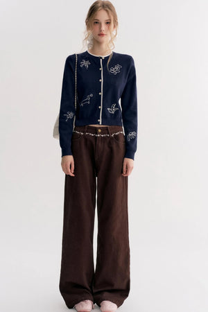 Dream Garden Embroidered Cardigan