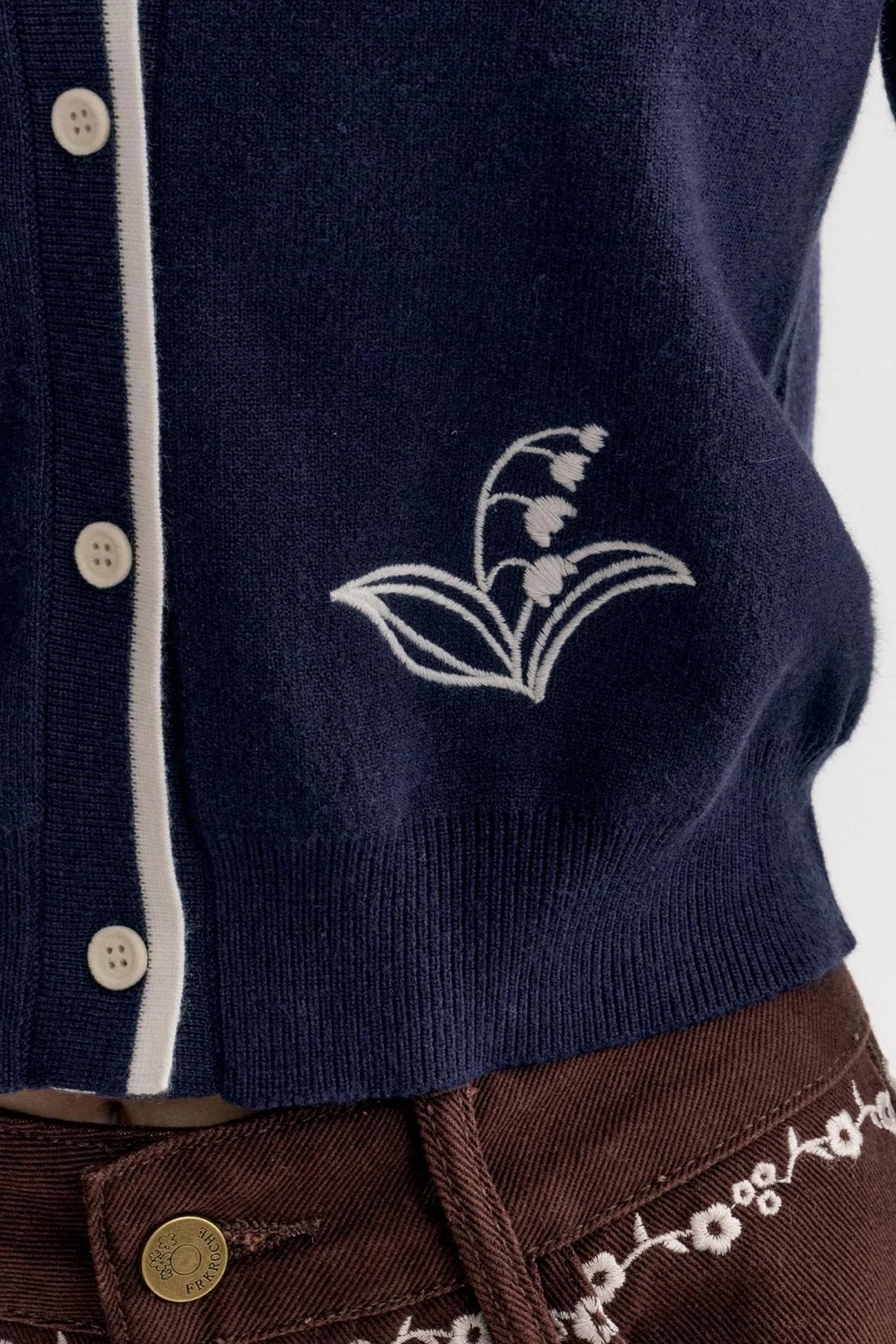 Dream Garden Embroidered Cardigan