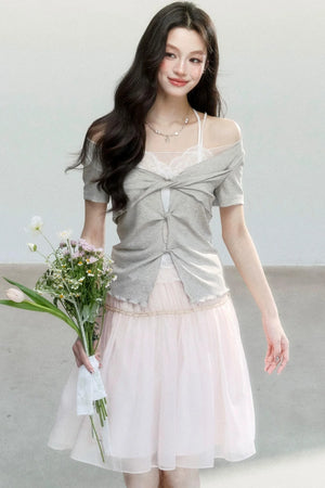 Dream Weaver Lace Knot Top Set-Up