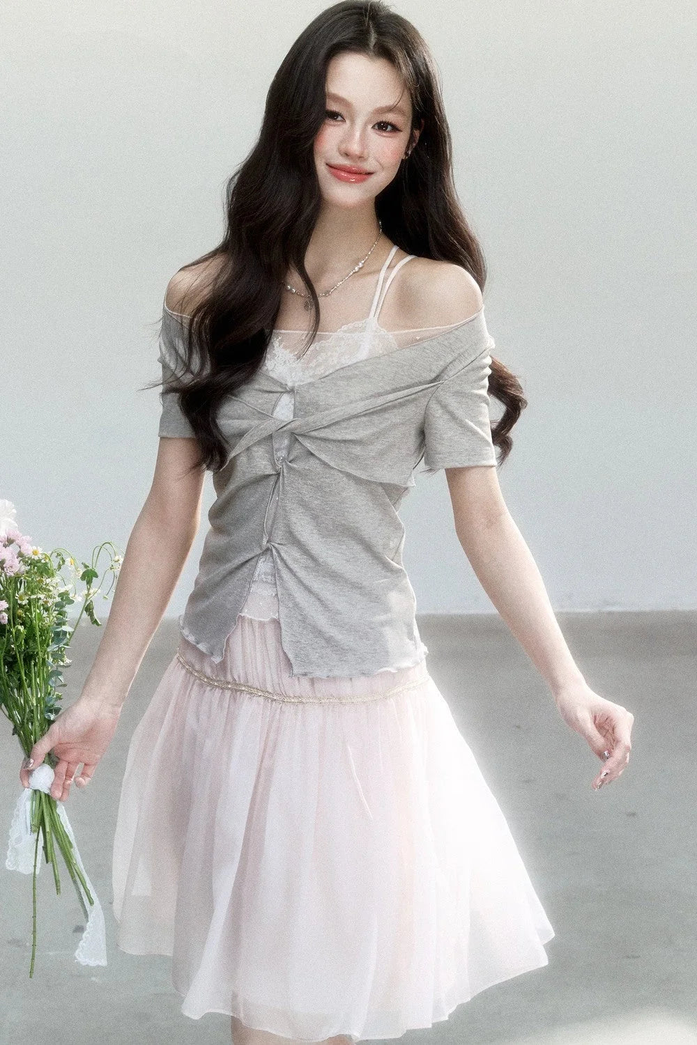 Dream Weaver Lace Knot Top Set-Up