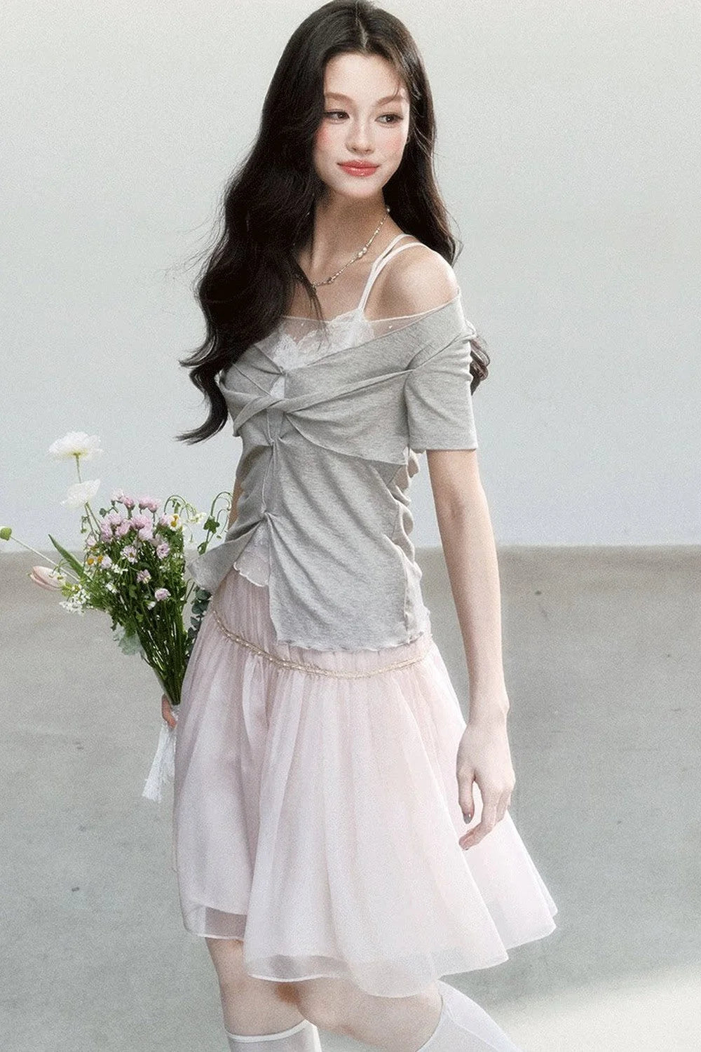 Dream Weaver Lace Knot Top Set-Up