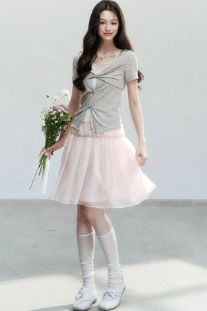Dream Weaver Lace Knot Top Set-Up