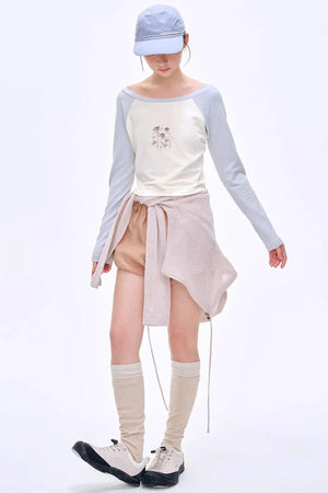 Dreamy Floral Raglan Top