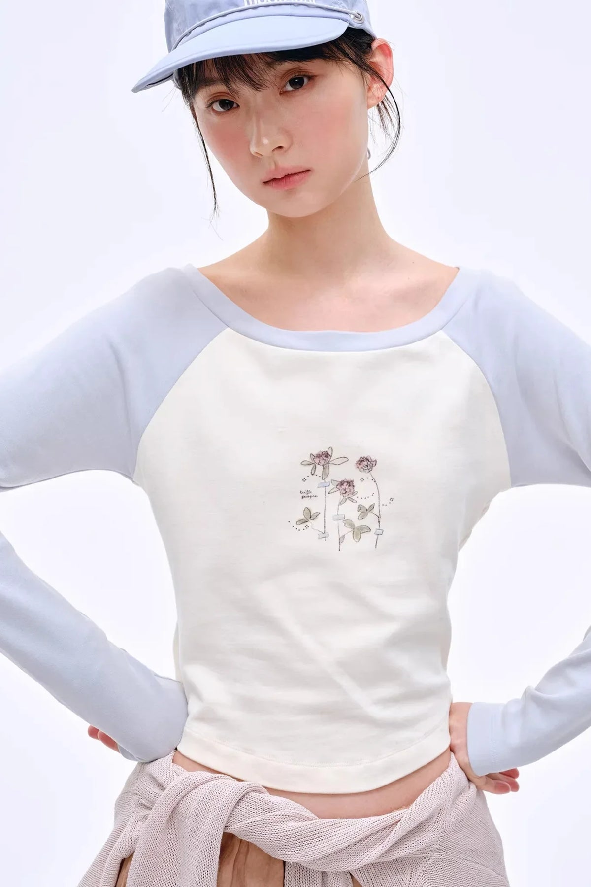 Dreamy Floral Raglan Top