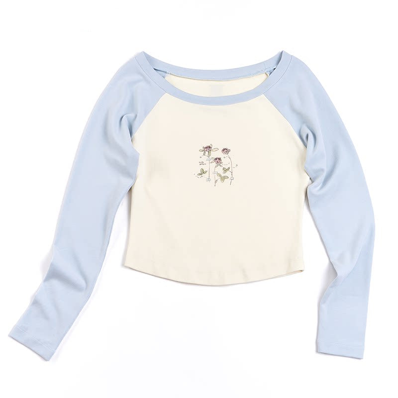 Dreamy Floral Raglan Top