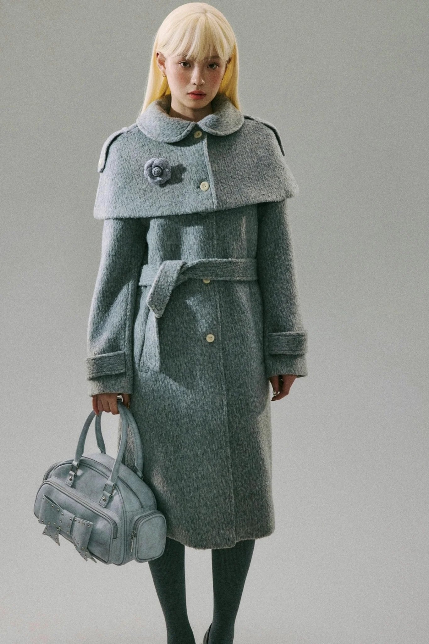 Durable Wool Cape Design Jacket