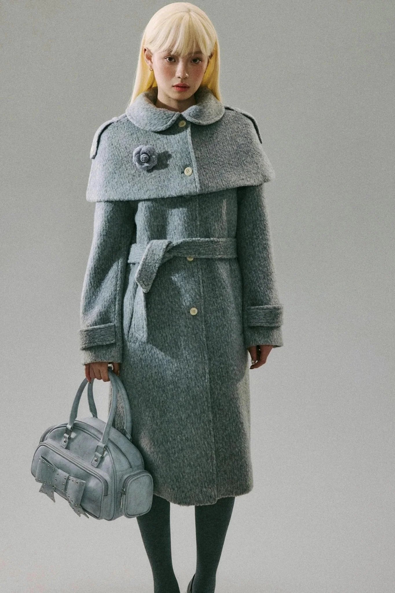 Durable Wool Cape Design Jacket