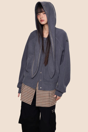 Ear Hooded Jacket