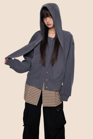 Ear Hooded Jacket