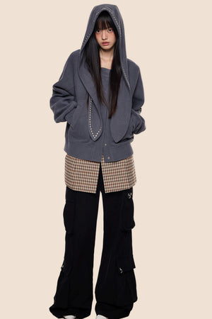 Ear Hooded Jacket