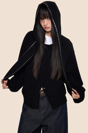 Ear Hooded Jacket