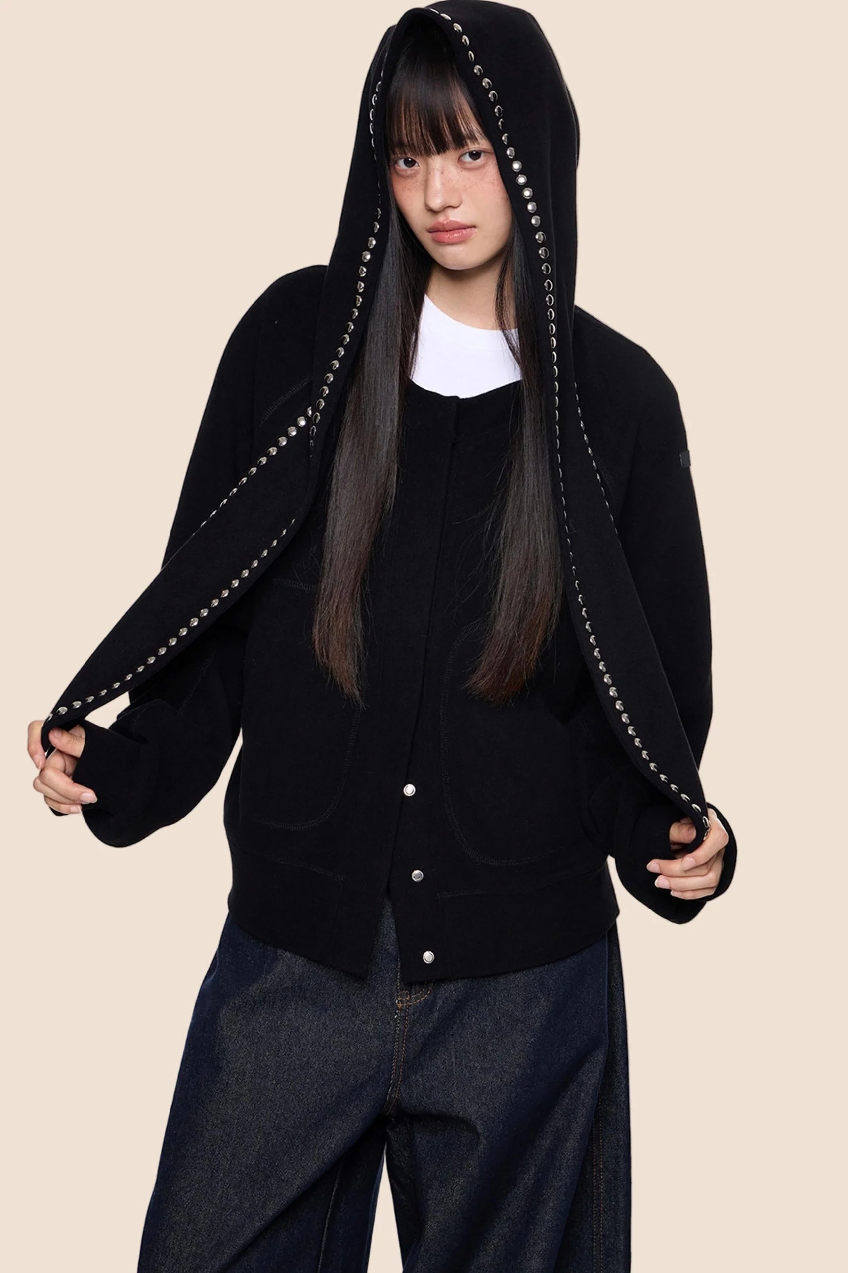 Ear Hooded Jacket