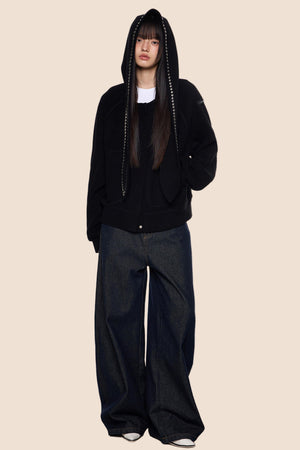 Ear Hooded Jacket