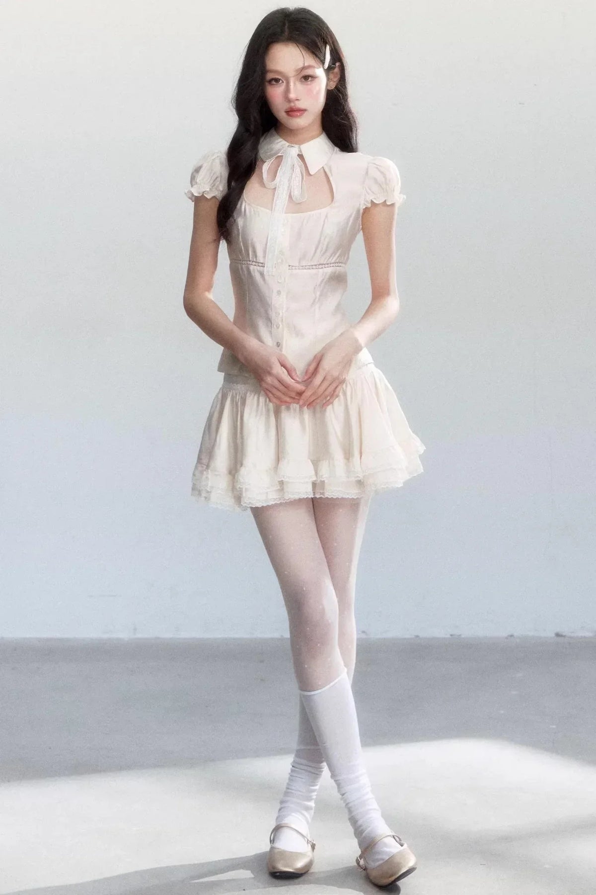 Early Spring Oxygen Shirt Skirt Set-Up