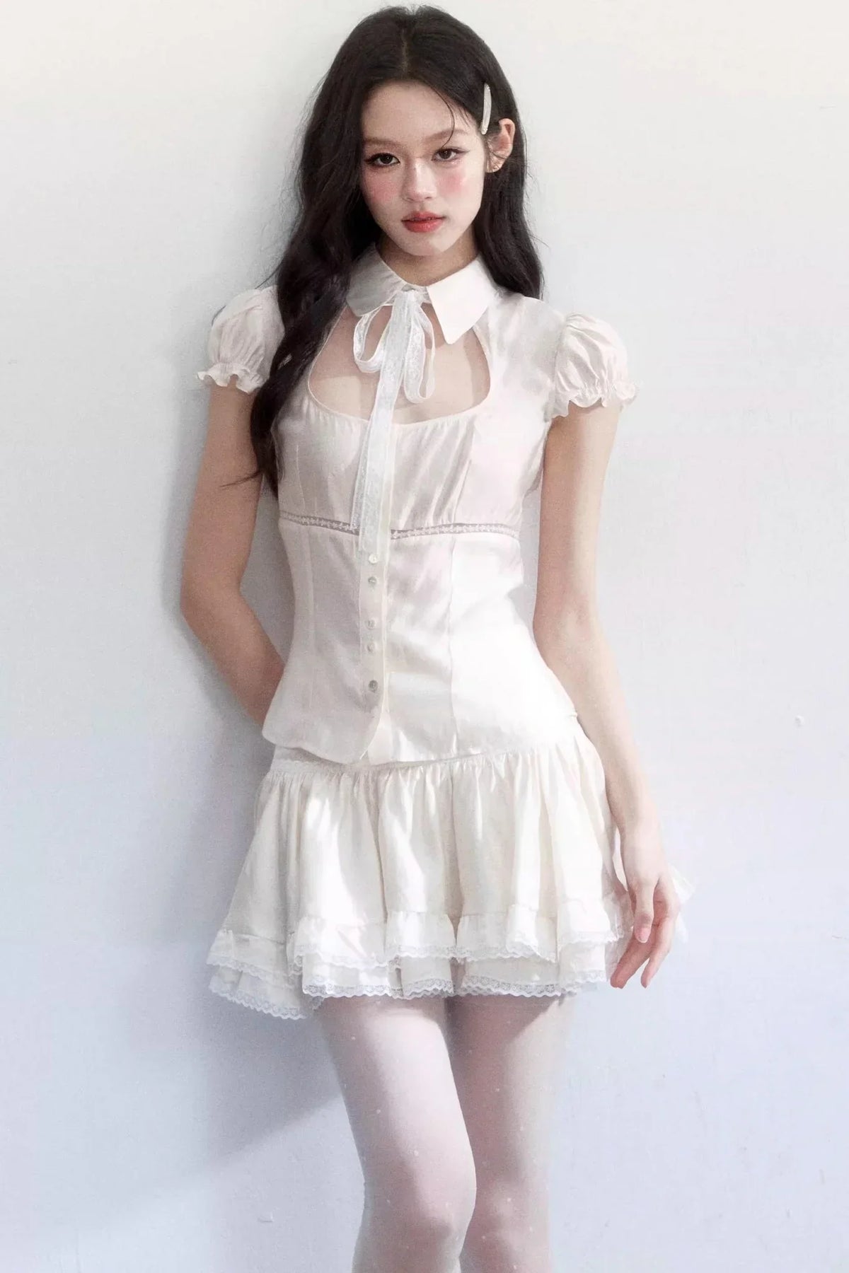 Early Spring Oxygen Shirt Skirt Set-Up