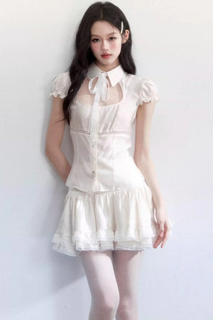 Early Spring Oxygen Shirt Skirt Set-Up