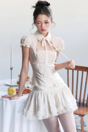Early Spring Oxygen Shirt Skirt Set-Up