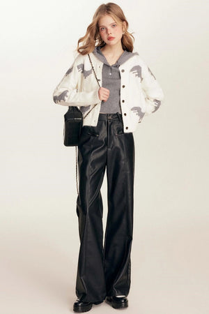 Eco Patchwork Leather Trousers