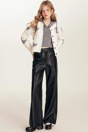 Eco Patchwork Leather Trousers