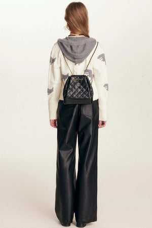 Eco Patchwork Leather Trousers