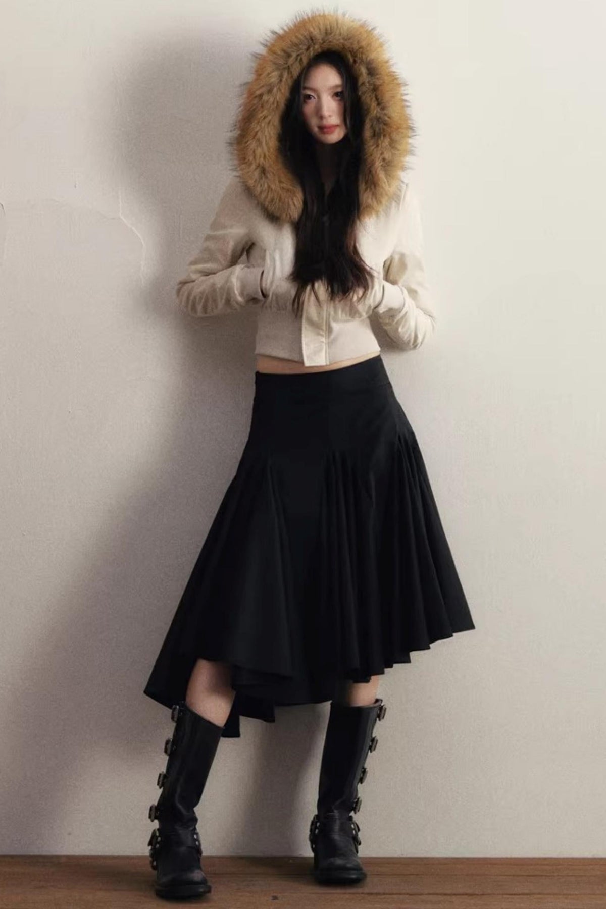 Edge Large Irregular Skirt
