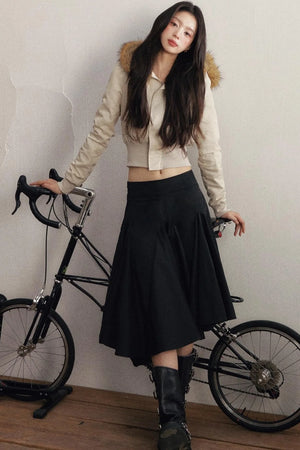 Edge Large Irregular Skirt