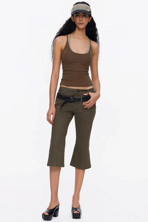 Elastic Cotton Slimming Top