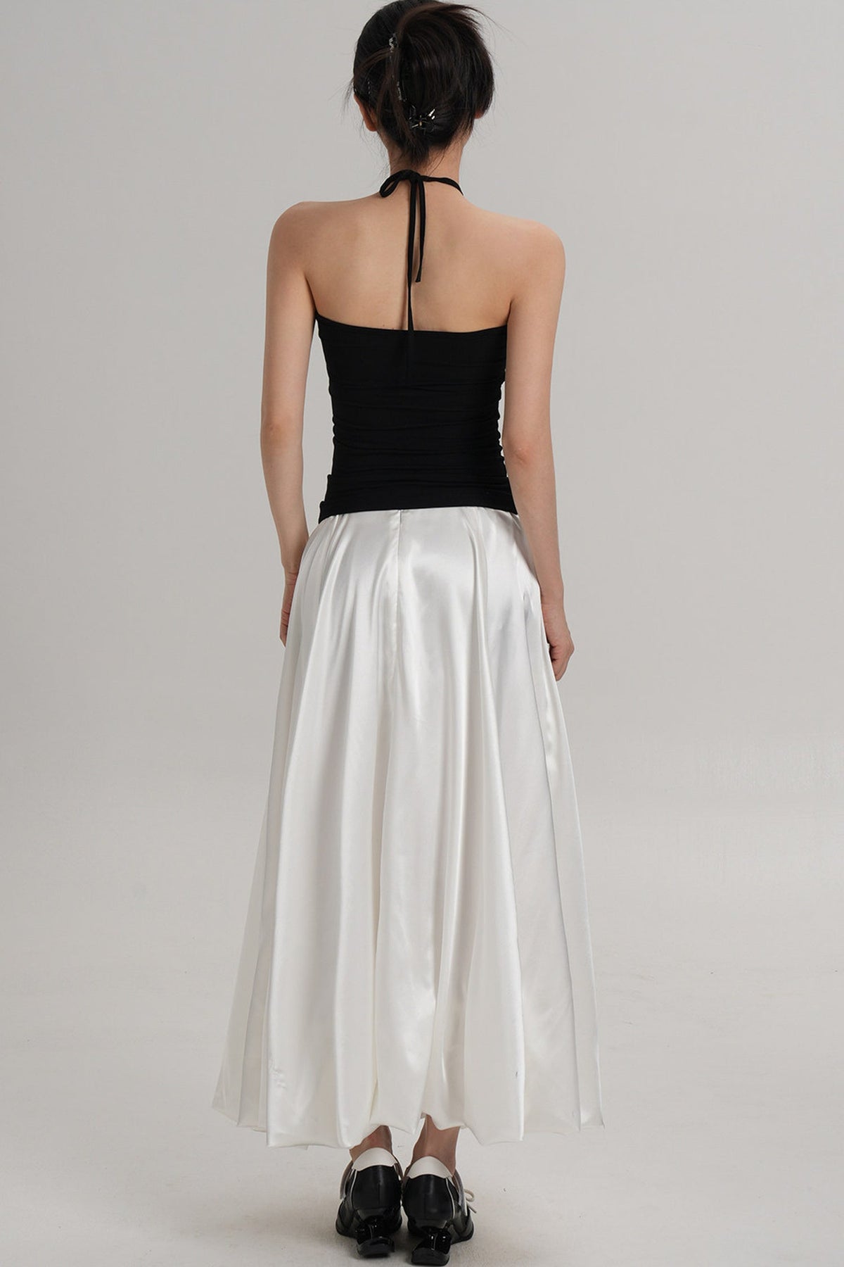 Elastic Halter Tube Top